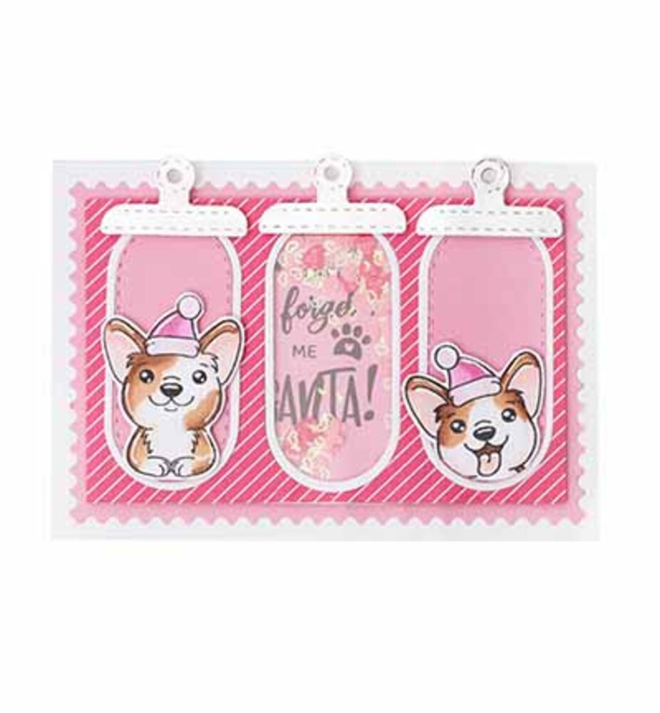 Creative Craftlab Friendz Clear Stamp Merry Woofmass (CCL-FR-STAMP874)