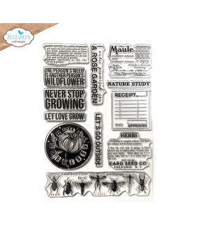 Elizabeth Craft Designs Botanical Blend A5 Clear Stamps Wildflower (CS419) Elizabeth Craft Designs Botanical Blend A5 Clear Stamps Wildflower (CS419)