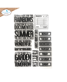 Elizabeth Craft Designs Botanical Blend A5 Clear Stamps Best Kind Of Days (CS420) Elizabeth Craft Designs Botanical Blend A5 Clear Stamps Best Kind Of Days (CS420)