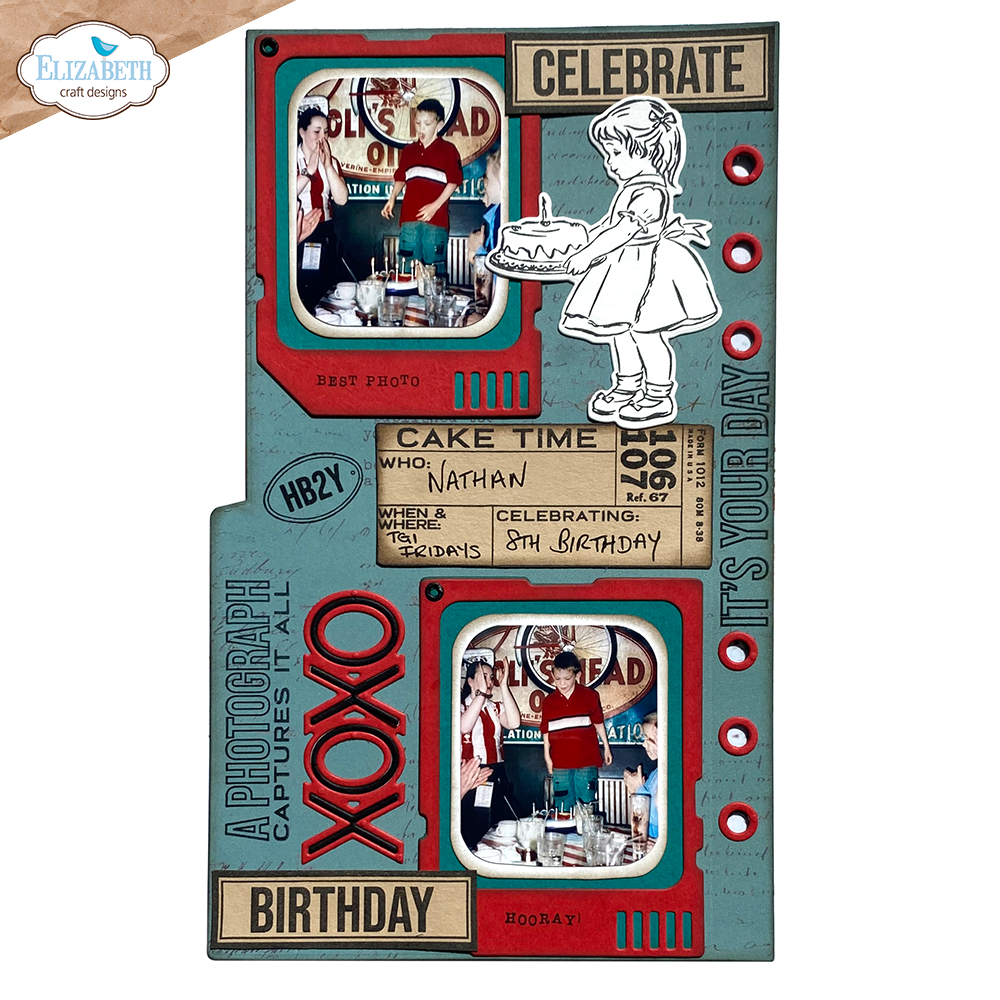 Elizabeth Craft Designs Botanical Blend Stamp & Dies Celebrations 2 (CSD421) Elizabeth Craft Designs Botanical Blend Stamp & Dies Celebrations 2 (CSD421)