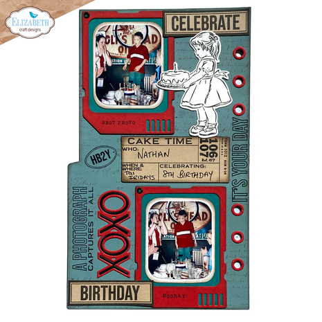 Elizabeth Craft Designs Botanical Blend Stamp & Dies Celebrations 2 (CSD421) Elizabeth Craft Designs Botanical Blend Stamp & Dies Celebrations 2 (CSD421)