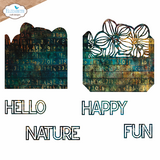 Elizabeth Craft Designs Botanical Blend Dies Pocket with Flowers (2278)