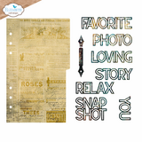 Elizabeth Craft Designs Botanical Blend Dies Page with Large Tab 1 (2280)