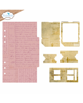 Elizabeth Craft Designs Botanical Blend Dies Page with Large Tab 2 (2281) Elizabeth Craft Designs Botanical Blend Dies Page with Large Tab 2 (2281)