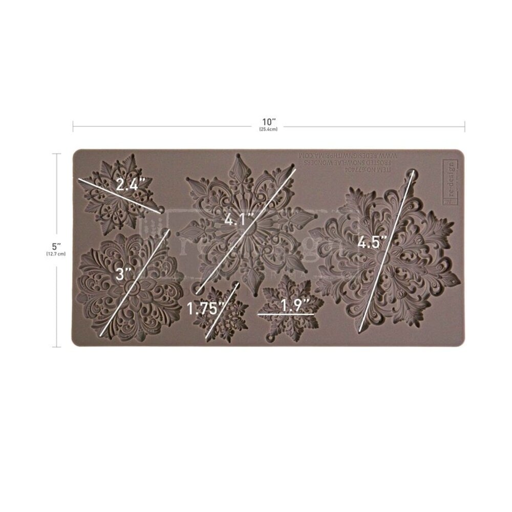 Re-Design Frosted Snowflake Wonders 5x10 Inch Decor Moulds (677404) Re-Design Frosted Snowflake Wonders 5x10 Inch Decor Moulds (677404)