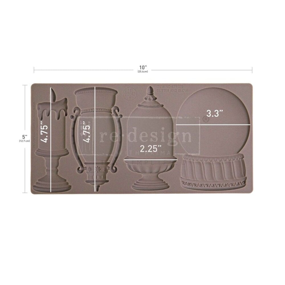 Re-Design Glitter And Glow 5x10 Inch Decor Moulds (679101)