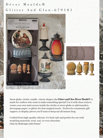 Re-Design Glitter And Glow 5x10 Inch Decor Moulds (679101)