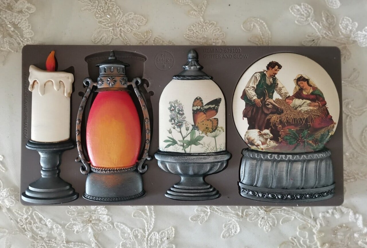 Re-Design Glitter And Glow 5x10 Inch Decor Moulds (679101)