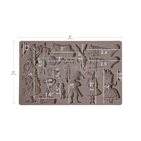 Re-Design Whimsical Holiday Dreams 5x8 Inch Decor Moulds (678739)