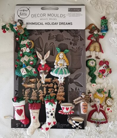 Re-Design Whimsical Holiday Dreams 5x8 Inch Decor Moulds (678739)