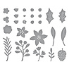 Spellbinders Make It Merry Florals Etched Dies (S4-1288) (OUTLET) Spellbinders Make It Merry Florals Etched Dies (S4-1288) (OUTLET)