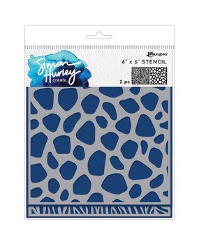 Simon Hurley Create Animal Prints 6x6 Inch Masking Stencils (HUS91707) Simon Hurley Create Animal Prints 6x6 Inch Masking Stencils (HUS91707)