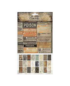 Idea-ology Tim Holtz Halloween Backdrops (TH94433) Idea-ology Tim Holtz Halloween Backdrops (TH94433)