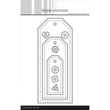 Simple and Basic Long Rustic Tag Metal Dies (SBD138)