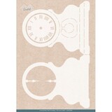 Card Deco Folding Card Stencil Timeless Clock Card (CDEST080)