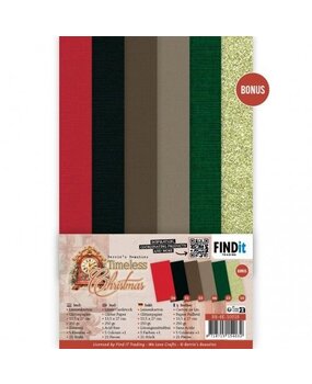 Berrie's Beauties Timeless Christmas 4K Linen Cardstock Pack (BB-4K-10018) Berrie's Beauties Timeless Christmas 4K Linen Cardstock Pack (BB-4K-10018)