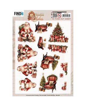 Berrie's Beauties Timeless Christmas 3D Push Out Timeless Tree (SB11047)