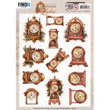 Berrie's Beauties Timeless Christmas 3D Push Out Timeless Clock (SB11048)