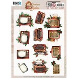 Berrie's Beauties Timeless Christmas 3D Push Out Timeless Devices (SB11049)