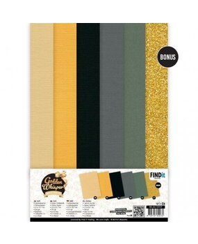 Berrie's Beauties Golden Whisper A4 Linen Cardstock Pack (BB-A4-10019) Berrie's Beauties Golden Whisper A4 Linen Cardstock Pack (BB-A4-10019)