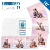 Find It Trading Stitch and Do Embroidery Cards Pastel Purple Christmas (STDOPP017)