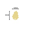 Vaessen Creative Figuurpons Medium Hollow Leaf (21435-546) Vaessen Creative Figuurpons Medium Hollow Leaf (21435-546)