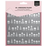 Vaessen Creative Embossing Folder Kerstdorp (3625-0111)