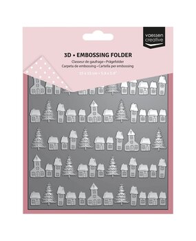 Vaessen Creative Embossing Folder Kerstdorp (3625-0111) Vaessen Creative Embossing Folder Kerstdorp (3625-0111)