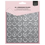 Vaessen Creative Embossing Folder Wax Zegels (3625-0116)