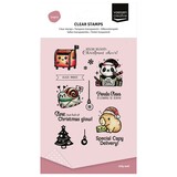 Vaessen Creative Clear Stamps Panda Claus (3625-0121)