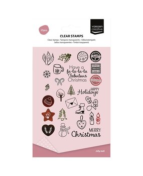 Vaessen Creative Clear Stamps Falala Kerst (3625-0123)