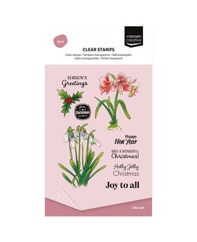 Vaessen Creative Clear Stamps Joy To All (3625-0124)