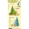 Leane Creatief X-mas Deer Scene Clear Stamps (55.9501) Leane Creatief X-mas Deer Scene Clear Stamps (55.9501)
