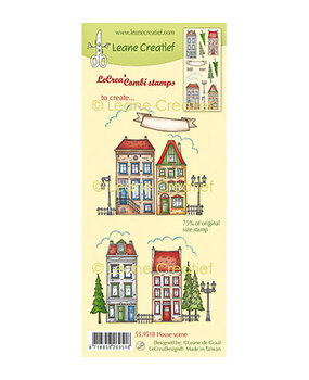 Leane Creatief House Scene Clear Stamps (55.9518)