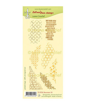 Leane Creatief Structures 10 Clear Stamps (55.9556)