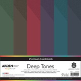 Arden Creative Studio Premium Cardstock 12x12 Inch Deep Tones (ACSMC0006)