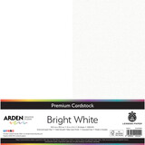 Arden Creative Studio Premium Cardstock 12x12 Inch Bright White (ACSCP0006)