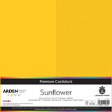 Arden Creative Studio Premium Cardstock 12x12 Inch Sunflower (ACSCP0014)