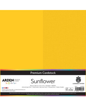 Arden Creative Studio Premium Cardstock 12x12 Inch Sunflower (ACSCP0014) Arden Creative Studio Premium Cardstock 12x12 Inch Sunflower (ACSCP0014)