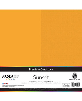 Arden Creative Studio Premium Cardstock 12x12 Inch Sunset (ACSCP0016) Arden Creative Studio Premium Cardstock 12x12 Inch Sunset (ACSCP0016)