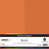 Arden Creative Studio Premium Cardstock 12x12 Inch Brick (ACSCP0020)