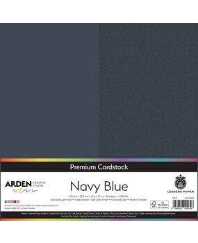 Arden Creative Studio Premium Cardstock 12x12 Inch Navy Blue (ACSCP0046) Arden Creative Studio Premium Cardstock 12x12 Inch Navy Blue (ACSCP0046)