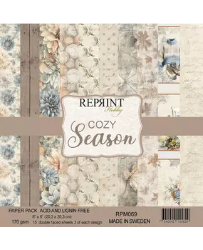 Reprint Cozy Season 8x8 Inch Paper Pack (RPM069)