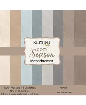 Reprint Cozy Season 12x12 Inch Cardstock (REP013) Reprint Cozy Season 12x12 Inch Cardstock (REP013)
