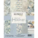 Reprint Hip Hip Hooray 6x6 Inch Paper Pack (RPP109)