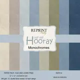 Reprint Hip Hip Hooray 12x12 Inch Cardstock (REP014)
