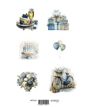 Reprint Hip Hip Hooray A4 Cutouts (KPA4114) Reprint Hip Hip Hooray A4 Cutouts (KPA4114)