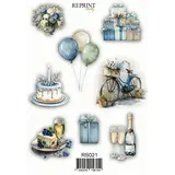 Reprint Hip Hip Hooray Stickers (RS021)