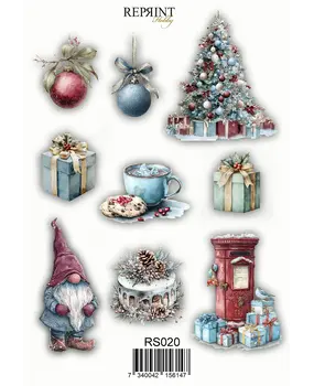 Reprint Deck the Halls Stickers (RS020)