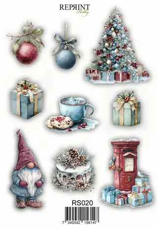 Reprint Deck the Halls Stickers (RS020)